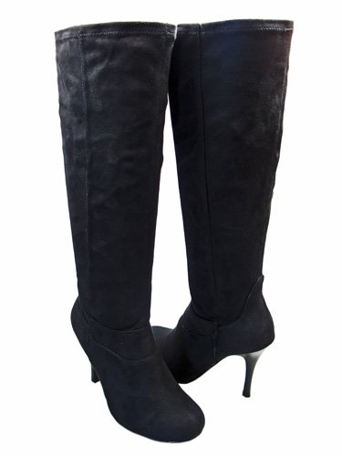 Andres Machado - Schwarze Wildleder Stiefel. Gr. 37