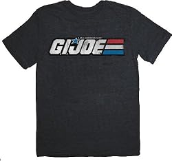 G.I. Joe Real American Hero Heather Charcoal T-shirt Tee
