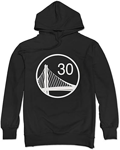 Men's Warriors Stephen Curry Logo Hoodie Black Medium