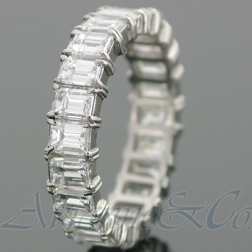 14K White Gold Womens Diamond Eternity Band 3.50 