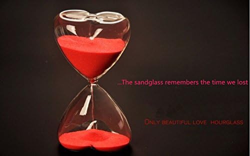 Candylight Only Beautiful Love Time Hourglass 15 Minutes with Red Sand