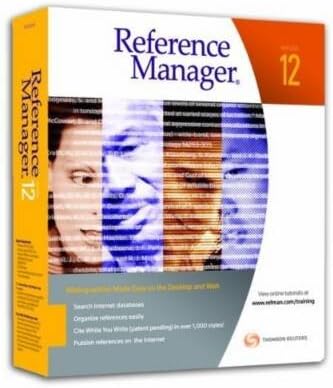 Thomson ResearchSoft Reference Manager v.12.0 - Complete Product - 1 User (6126) -