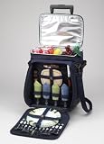 Picnic at Ascot Collapsible Cooler on Wheels for 4