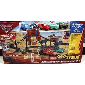  Fisher-Price GeoTrax Disney Pixar CARS Mega Set