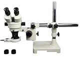 Best Price Boom Stand 7-45X Binocular Zoom Stereo Microscope with Add-on 54 LED Ring Light