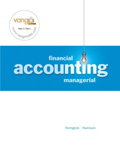 Financial Managerial Accounting (MyAccountingLab Series)