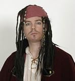 Piraten Kopftuch mit Haarschmuck Jack Karneval Fasching