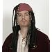 Piraten Kopftuch mit Haarschmuck Jack Karneval Fasching