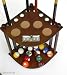 8 Cue Stick Pool Table Ball floor Rack W/ Scorer Walnut Finish