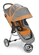 Baby Jogger City Mini Single Stroller - Orange/Grey