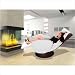 Zero Gravity Serenity Massage Chair with MP3 Music Player Upholstery: Brown