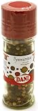 "5 PEPPERS" (Spices) "SPAIN", 5 Pepper Kinds Packaged in Glass Jar with Grinder, 40g. "Dani"
