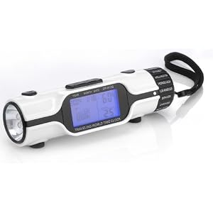 Pocket Size World Time Travel Alarm Clock with calendar, Timer, Temperature display and 3... by Teck's