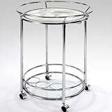 Powell World Map Printing Serving Trolley