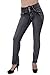 Style C582 - High waist Colombian style Butt lift stretch denim Boot Leg jeans