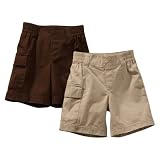 Infant Toddler Boys' Circo® 2 pk Twine/Bison Brown Shorts