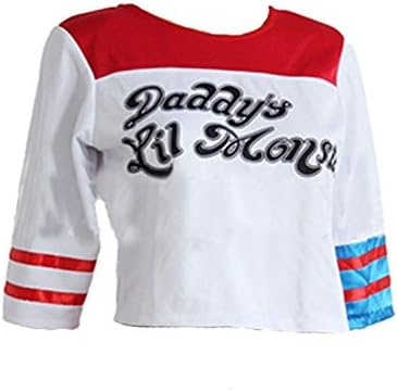 FSTY Harley Quinn T-shirt Cosplay Costume (M)