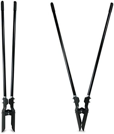 PST Products Professional 6" Bore Fence Post Hole Digger (FASTER than Auger Drill), 48" LIGHTWEIGHT Fiberglass Handles, HEAVY DUTY Solid Steel 9" x 6" Digging Blades