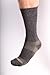 INCREDIWEAR Trek Socks Crew, Charcoal/Green, Medium, 0.03 Pound