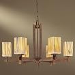 Minka Seco Oro Bronze 6 Light Chandelier 4256-208