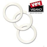 Set of 3 Gaskets for Vev Vigano Coffee Pots 3 to 4 CUP Loose