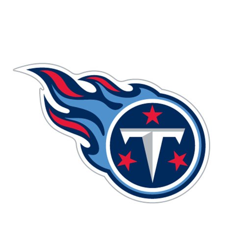 Tennessee Titans 12-inch Die Cut Window Film
