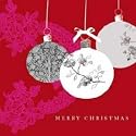 Christmas Cards - Baubles - 12 Luxury Christmas Cards supplied in an acetate...