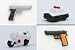 Iwako: Japanese Eraser / Toy / Police Set / 4PCS