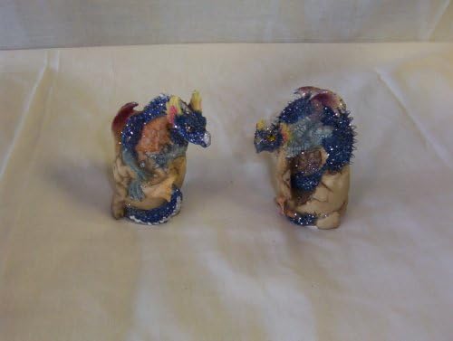 Blue Glitter Hatchling Dragon