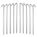 10-Piece Galvanized Steel Tent - Garden Stakes - 9
