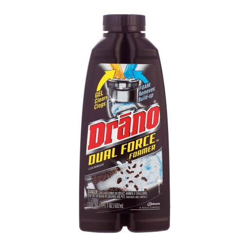 Drano Dual Force Foamer, 17fl. Oz. (Pack of 7)