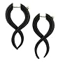 Organic Horn Fake 4G Plug - 36mm long - 16G Wire - Sold as a Pair