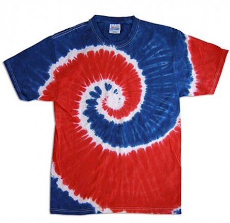 Royal-Red Twist Tie Dye - Tie Dye