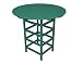 Buy Bar Sets - Polywood Outdoor Furniture South Beach 40 Inch Counter Height Table, Aruba-Recycled Plastic Materials
