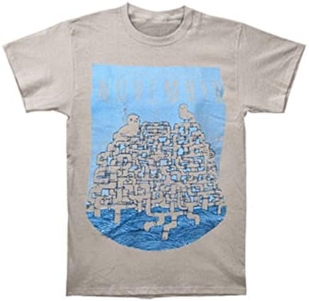 Early November Men's Birds And Pipes T-shirt XX-Large Grey