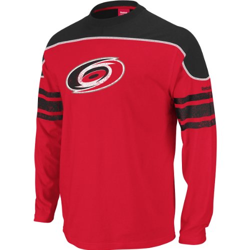 Reebok Carolina Hurricanes Shootout Long Sleeve T-Shirt (XX-Large)