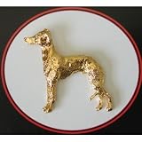 Italian Greyhound Gold Pin