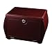 Mele & Co. Odessa Drop Front Jewelry Box inMahogany Finish , 12" x 7 3/4" x 8"