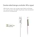 Yakonn USB Lightning Charging Cable, 3 Feet (2 Pieces), 6 Feet (2 Pieces) - White