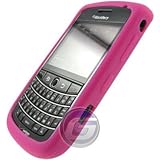 MyBat BlackBerry Tour 9630 / Bold 9650 Solid Skin Cover - Hot Pink