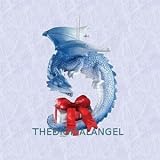 Christmas ornament Gothic Medieval Ice Dragon Holiday (The Digital Angel)