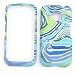 Blue/Green Zebra Print Design Snap-on Faceplate Case Cell Phone Cover For HTC Droid Eris