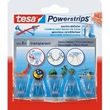 Produkt-Bild: tesa&reg; Powerstrips Deko Haken/58900-00013-00 transparent Inh.5 Haken, 8 Strips