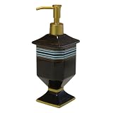 Raymond Waites Capri Stripe Ceramic Lotion Bottle