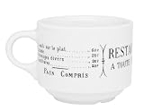Pillivuyt Brasserie Breakfast Cup, 10 Ounces