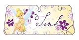 Disney Tinker Bell Happy Fairy w/ Flowers Car Truck SUV Front Windshield Sunshade - Accordion Style