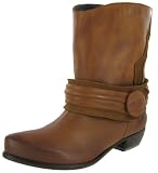 DIESEL Jeans Easy Rider Womens Cowboy Western Leather Suede Ankle Boots Heels Shoes Mocha Brown