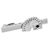 Deck of Cards by Necktie Accessories silver silver plated tie bars