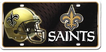 NFL License Plate - New Orleans Saints