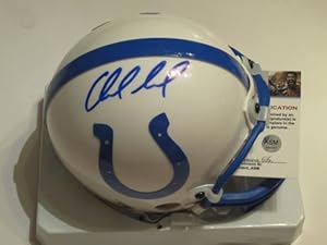Andrew Luck Indianapolis Colts Rookie Signed Autographed Mini Helmet Authentic Certified COA